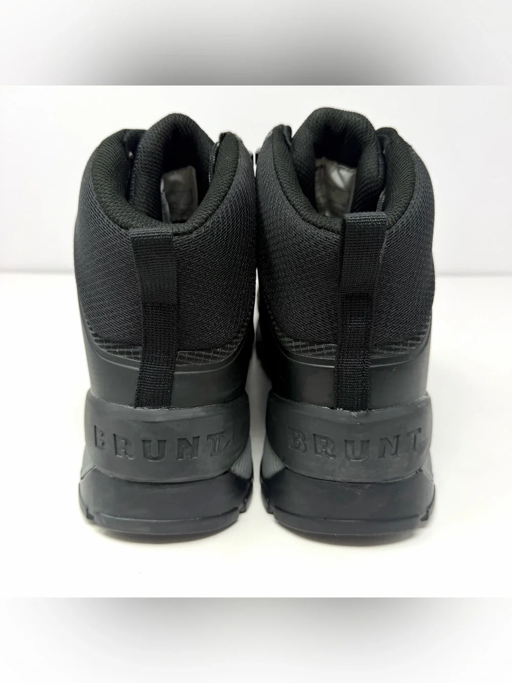 Brunt Men’s Ryng 6” Safety Toe Work Boots Sz 12 Black Waterproof Slip Resistant